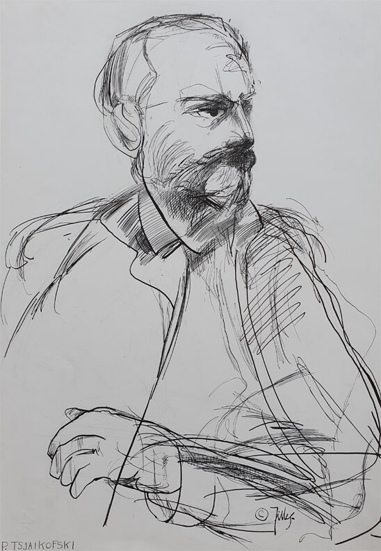 De Portretten (pen) Jilles van de Warenburg