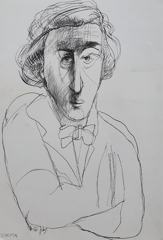 De Portretten (pen) Jilles van de Warenburg