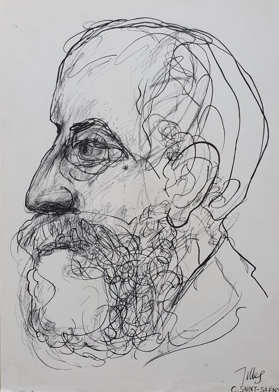 De Portretten (pen) Jilles van de Warenburg