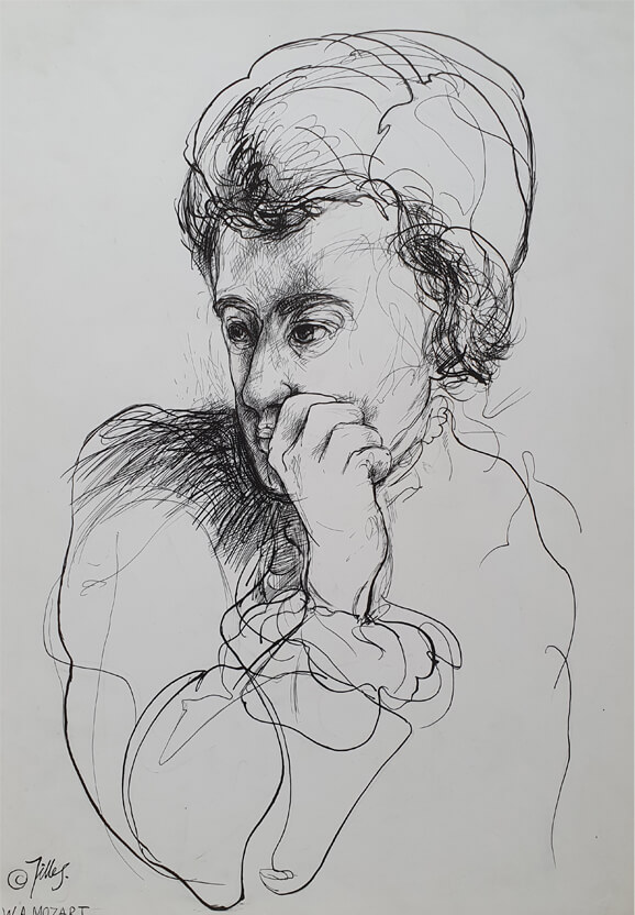 De Portretten (pen) Jilles van de Warenburg