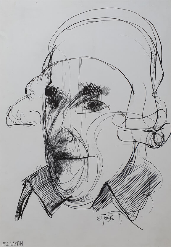 De Portretten (pen) Jilles van de Warenburg