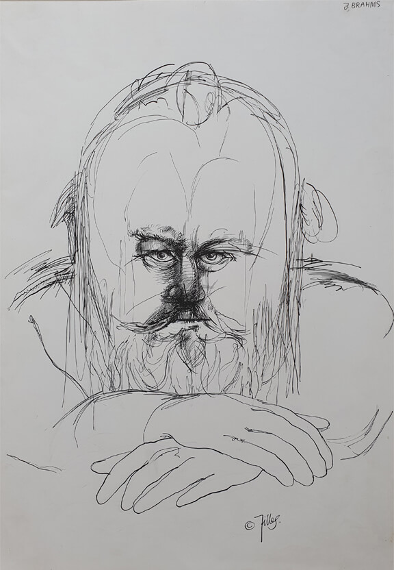 De Portretten (pen) Jilles van de Warenburg