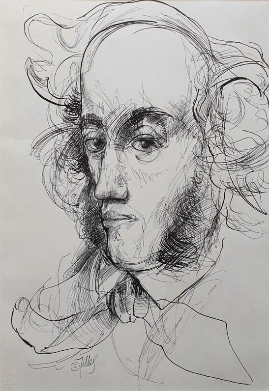 De Portretten (pen) Jilles van de Warenburg